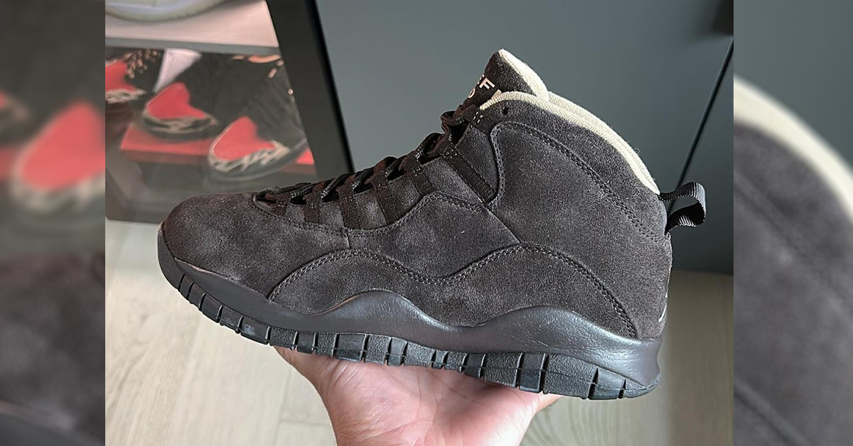 Kommender SoleFly x Air Jordan 10 „Chocolate“ ist ein Schokoladentraum für Sneakerheads